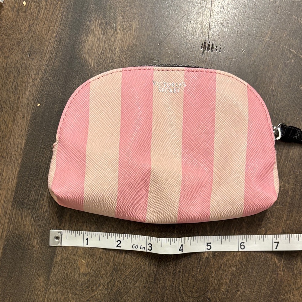 Victoria's Secret Pink and Cream Striped Cosmetic Bag - Picture 6 of 6